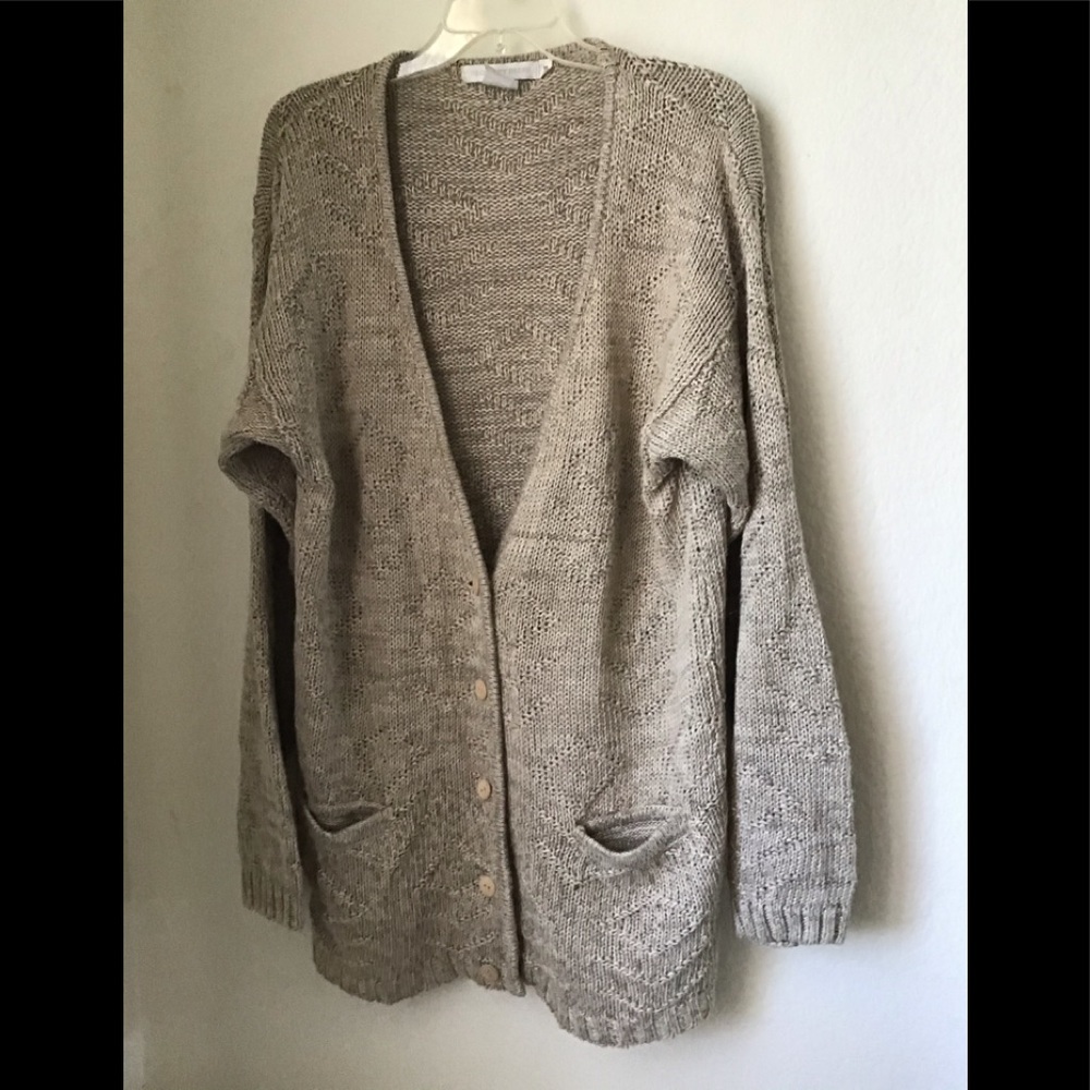 Geoffrey Beene men’s cardigan sweater medium